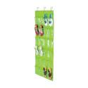 1-1/2 x 57-Inch Lime Green Fabric Over-The-Door Shoe Organizer