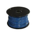 Solid Building Wire, 12 Awg, Blue Nylon Sheath, Per Foot