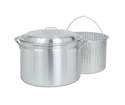 24-Quart Aluminum Stock Pot With Basket
