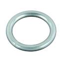 #7 Chain 1-Inch Id Ring 195-Lb Working Load Steel Zinc Welded Ring 