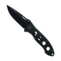 3-1/2-Inch Blade Checkered Handle Folding Knife
