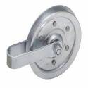 4-1/4-Inch Bore Galvanized Steel 1-Groove Pulley