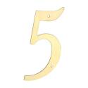 4 x 1.98-Inch Brass 5-Character House Number   