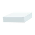 12-Foot X 1-Inch White Paintable Trim Plank Molding   