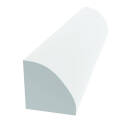 3/4-Inch X 8-Foot White PVC Paintable Quarter Round Moulding