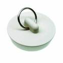 Danco 80228 Drain Stopper, Rubber, White, For 1-5/8 In Drain, Universal Sink