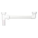 White Plastic Insta-Plumb End Outlet Waste Tube
