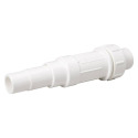 1-Inch White PVC Repair Pipe Coupling