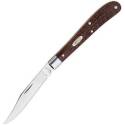Brown Synthetic Barehead Slimline Trapper Knife