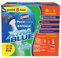 1-Pound Clorox Pool And Spa Xtra Blue Shock, 6-Pack 
