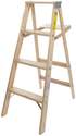 4-Foot Pine Wood Type III Step Ladder, 200-Pound Load Capacity