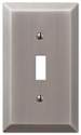 Century Antique Nickel Steel 1-Toggle Wall Plate