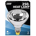 Incandescent Reflector Heat Bulb 250-Watt R40 Lamp Clear Light Bulb