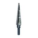 1/8 To 1/2-Inch Black Oxide 2-Flute Step Drill Bit