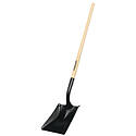 45 in. Square Point Shovel With Hardwood Handle
