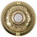 2-1/4-Inch Round Antique Brass Corded Push Button
