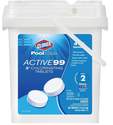 12-Pound 3-Inch Pool And Spa Active99 4-In-1 Chlorinating Tablets