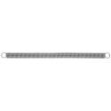 Extension Spring, 9-3/4 In L, 1/2 In Dia, Steel, Zinc