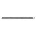 Extension Spring, 4-3/4 In L, 1/4 In Dia, Steel, Zinc