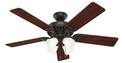 52-Inch 5-Blade New Bronze Studio Ceiling Fan With Lights