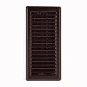 12-Inch X 4-Inch Oil Rubbed Bronze Louvered Floor Register