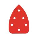 Sander Sheet, 80-Grit, Coarse, Aluminum Oxide, 3-7/8-Inch Length
