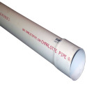 White Bell End PVC Sewer & Drain Pipe, 3" x 10'