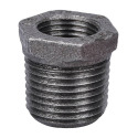 1/2-Inch x 3/8-Inch Malleable Iron Black Pipe Bushing Fitting, 1-Pack