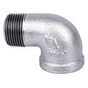 1-Inch FIP x 1-Inch MIP Galvanized Malleable Steel Street Elbow Fitting, 90 Degree Angle, 1-Pack