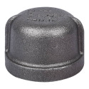 1 in.  FIP Malleable Iron Black Pipe Cap - Schedule 40, 1-Pack