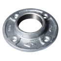 Malleable Iron FIP Galvanized Pipe Floor Flange, 2"