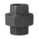 3/4 in. Malleable Iron Black Pipe Union Fitting - Threaded, Schedule 40, 1-Pack