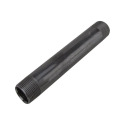 4 in. x 1/2 in. Steel Black Pipe Nipple - Threaded, Schedule 40, 1-Pack