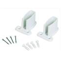 White Wall Brackets, Set of 2