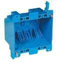 3-15/16-Inch Blue Outlet Box