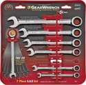 Ratcheting Combination Wrench Set Sae 7-Piece