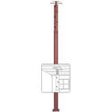 4 Ft 5 In - 7 Ft 9 In Etend-O-Post Adjustable Jack Post
