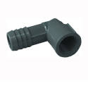 Insert Elbow, 3/4 In Insert X 1/2 FIP, 200 PSI, Polypropylene/PVC