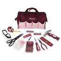 36-Piece Pink Tool Bag Set