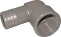 3/4-Inch Gray Polyethylene Combination Hose To Pipe Elbow
