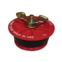 3-Inch Plastic Red Mechanical Test Plug