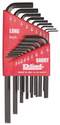 Long Arm L-Handle Sae Hex Key Set 18-Piece