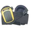 Black And Yellow Professional Knee Pads With Layered Gel 