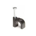 Mounting Clip, 1/4 In Opening, Plastic