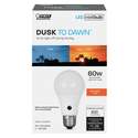 60-Watt Equivalent Soft White Dusk To Dawn Non-Dimmable LED Light Bulb