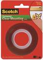 1-Inch X 1.66-Yard Permanent Clear Mounting Tape