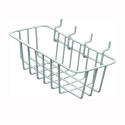 5-Pound Capacity Vinyl Wire Basket For 1/4-Inch Pegboard