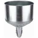 Galvanized Tractor Lock-On With Screen Funnel 8 Qt