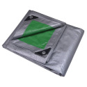 12-Foot X 16-Foot Green/Silver Heavy Duty Tarp
