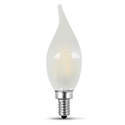 500-Lumen 5000k Dimmable Flame Tip LED Light Bulb